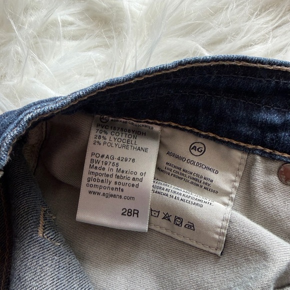 AG Ex Boyfriend Slouchy Slim Mid Rise Distressed Jeans - Picture 7 of 7